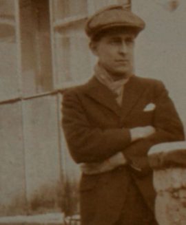 José Carlos Mariátegui en Roma, Italia.