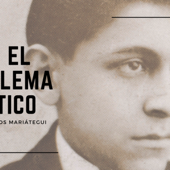 José Carlos Mariátegui a los 14 años