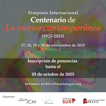 [Convocatoria] - Simposio Internacional de La escena contemporánea