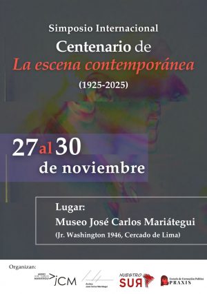 [Programa]-Simposio Internacional La Escena Contemporánea