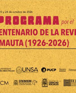 Programa - Coloquio Internacional Centenario Amauta